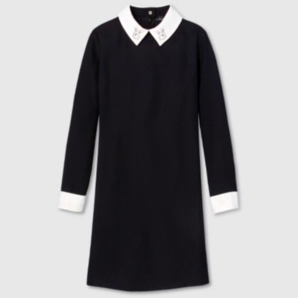 New without tag Victoria Beckham for Target Rabbit Collar Dress Size S